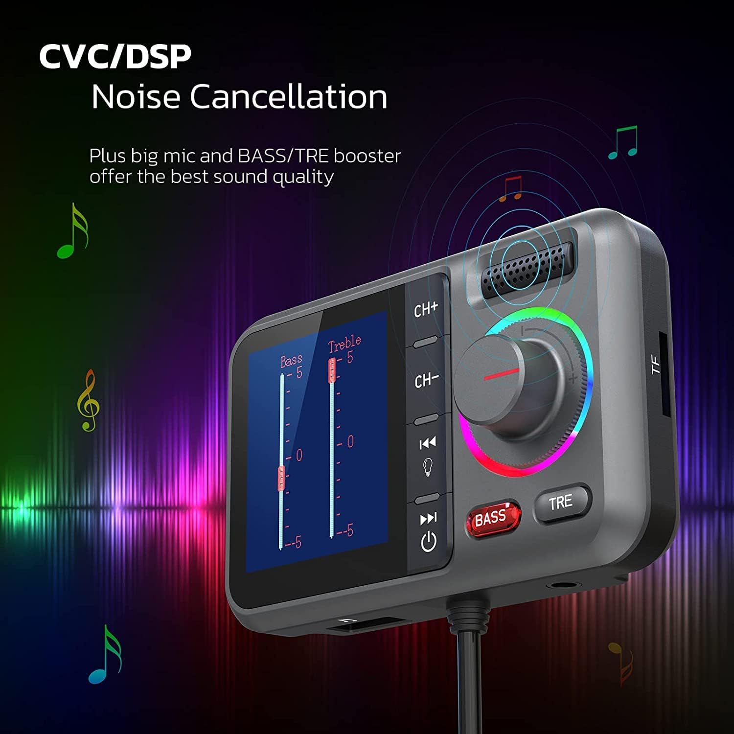 Bluetooth FM Transmitter for Car, Wireless Car Bluetooth V5.0 Adapter - VelosoleBluetooth FM Transmitter for Car, Wireless Car Bluetooth V5.0 Adaptercar - accessories
