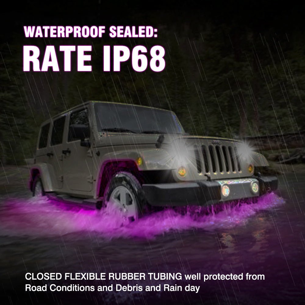 Car modification colorful voice - activated chassis lights - VelosoleCar modification colorful voice - activated chassis lightscar - accessories