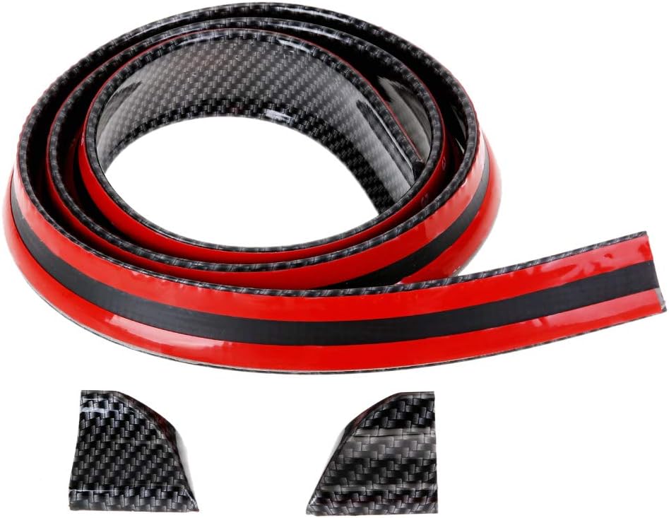 Carbon Fiber Rubber Rear Spoiler Tail Wing - VelosoleCarbon Fiber Rubber Rear Spoiler Tail Wingcar - accessories