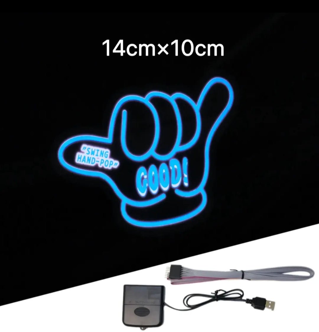 Creative car luminous car stickers triangle window front and rear windshield personalized bright stickers - VelosoleCreative car luminous car stickers triangle window front and rear windshield personalized bright stickerscar - accessories