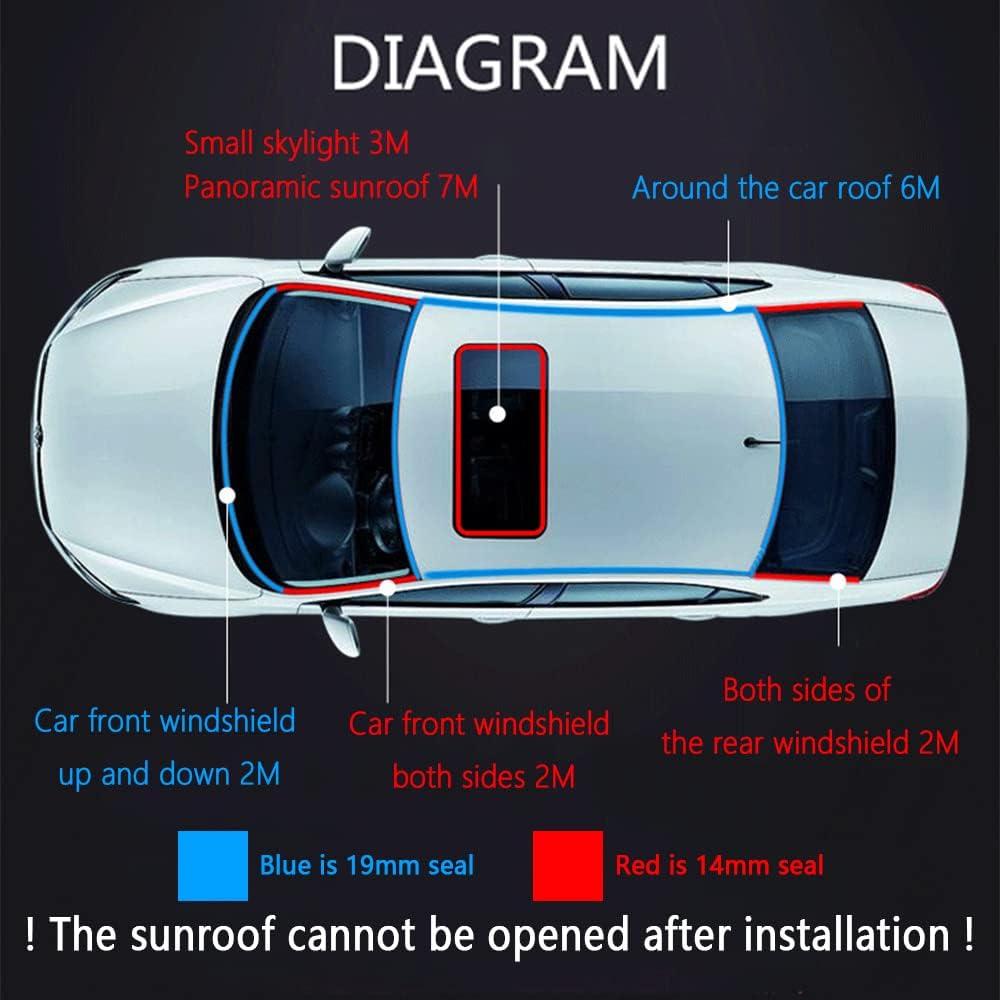 Cuttable Seal Rubber Trim,Dust Proof&Weather Stripping for Windshield - VelosoleCuttable Seal Rubber Trim,Dust Proof&Weather Stripping for Windshieldcar - accessories