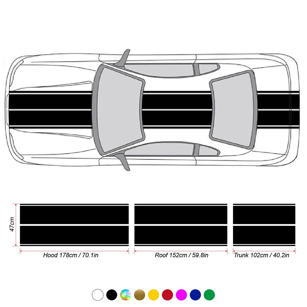 General 6 - Pack Car Roof Decorative Hood Modification Decal - VelosoleGeneral 6 - Pack Car Roof Decorative Hood Modification Decalcar - accessories