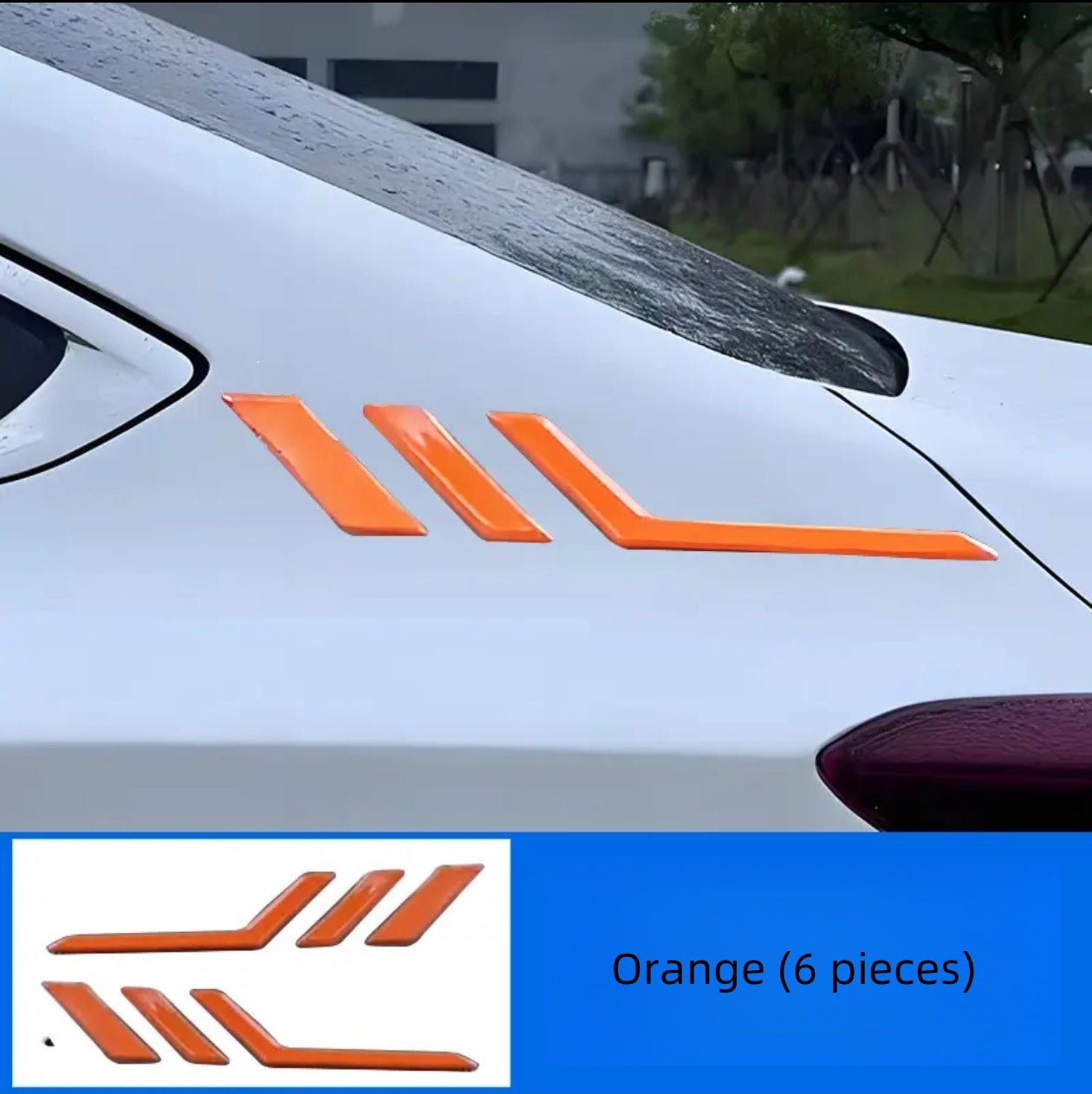 Rear window stickers, lace decoration, modified side wing side logo, sports body decoration stickers - VelosoleRear window stickers, lace decoration, modified side wing side logo, sports body decoration stickerscar - accessories
