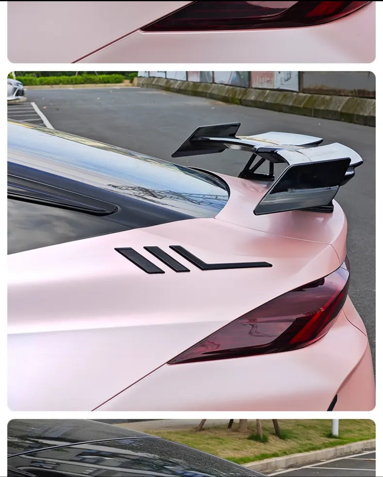 Rear window stickers, lace decoration, modified side wing side logo, sports body decoration stickers - VelosoleRear window stickers, lace decoration, modified side wing side logo, sports body decoration stickerscar - accessories